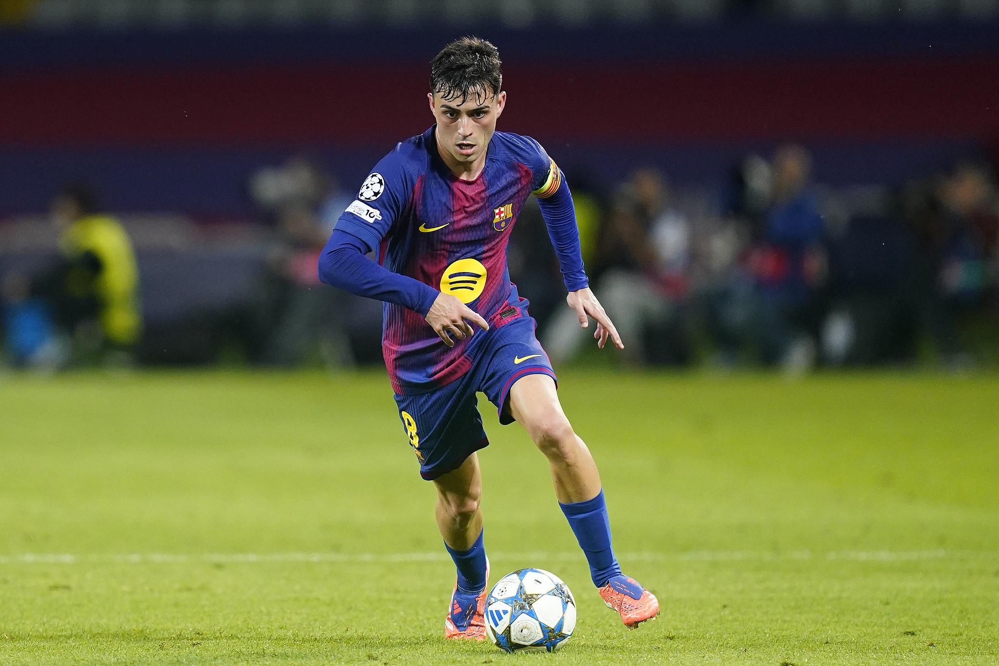 中欧体育-巴萨佩德里因腿筋伤势缺阵一个月